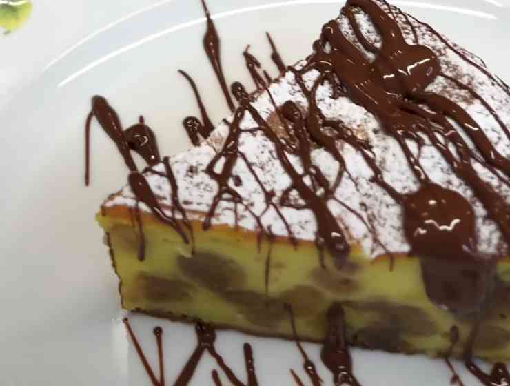 una fetta di torta