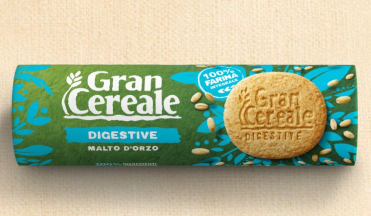 confezione di biscotti gran cereale digestive mulino bianco