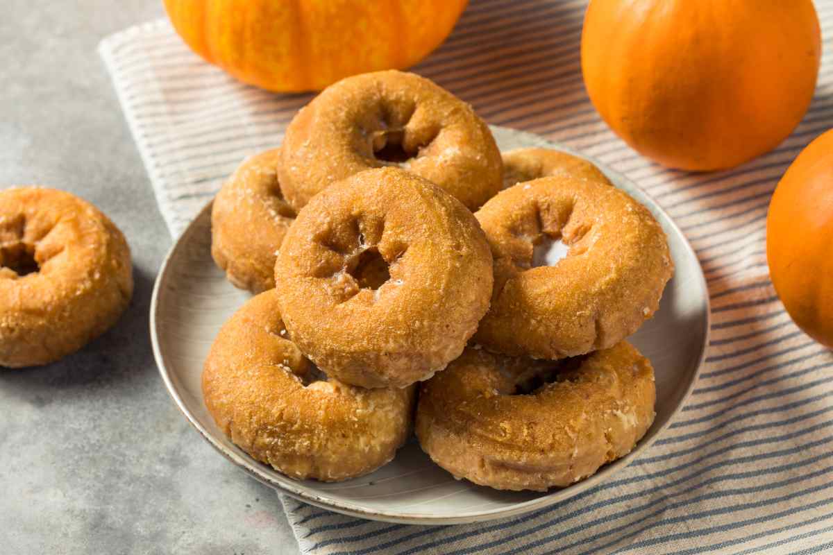 piatto di graffe alla zucca