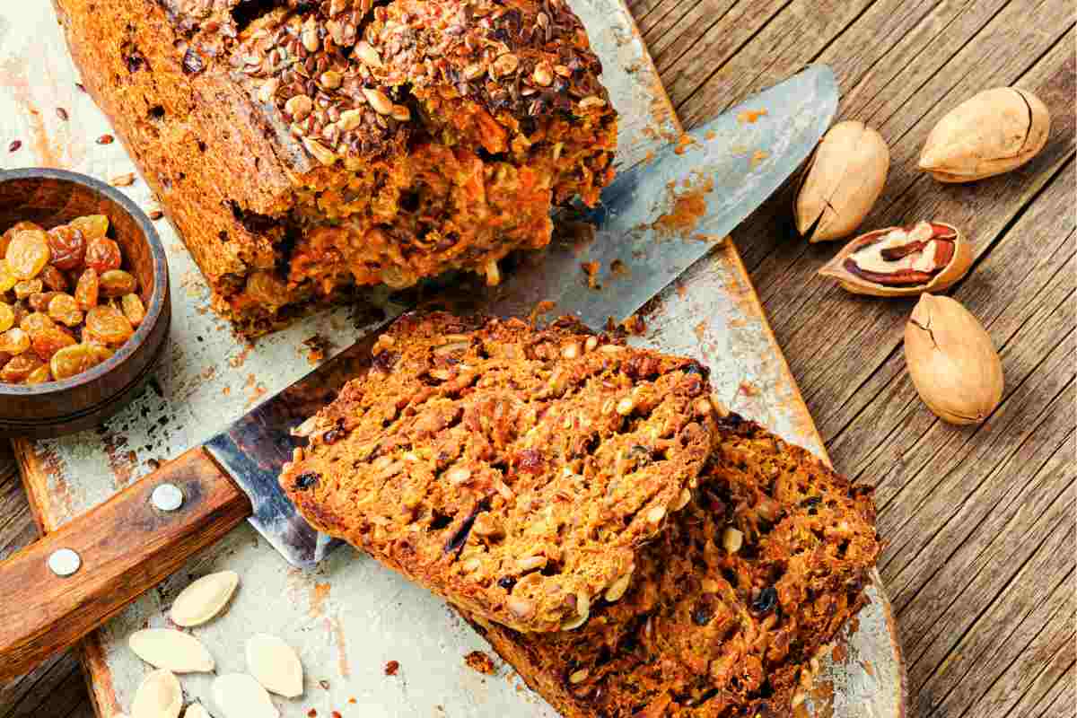 pane integrale alla zucca