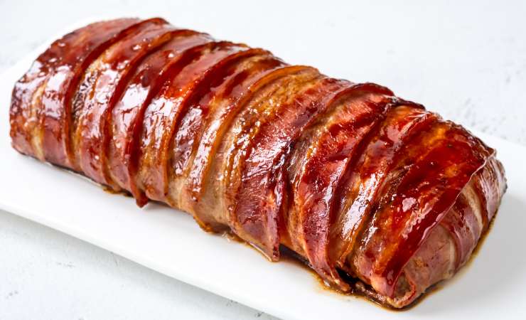 arrosto bardato con pancetta croccante