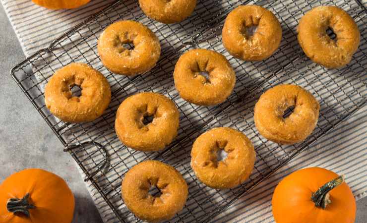 graffe alla zucca su gratella