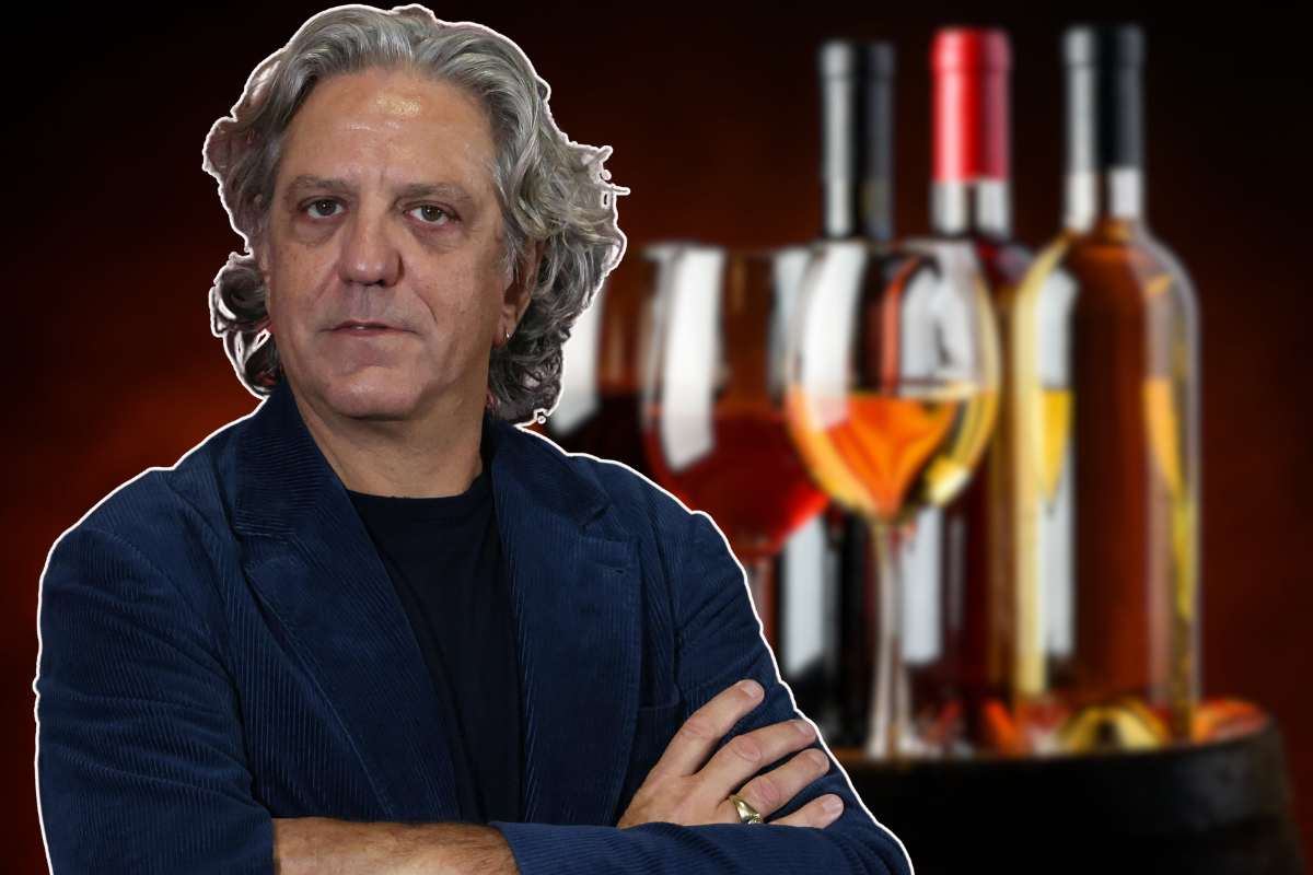 giorgio locatelli e vini sullo sfondo