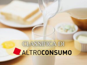 latte versato e logo altroconsumo