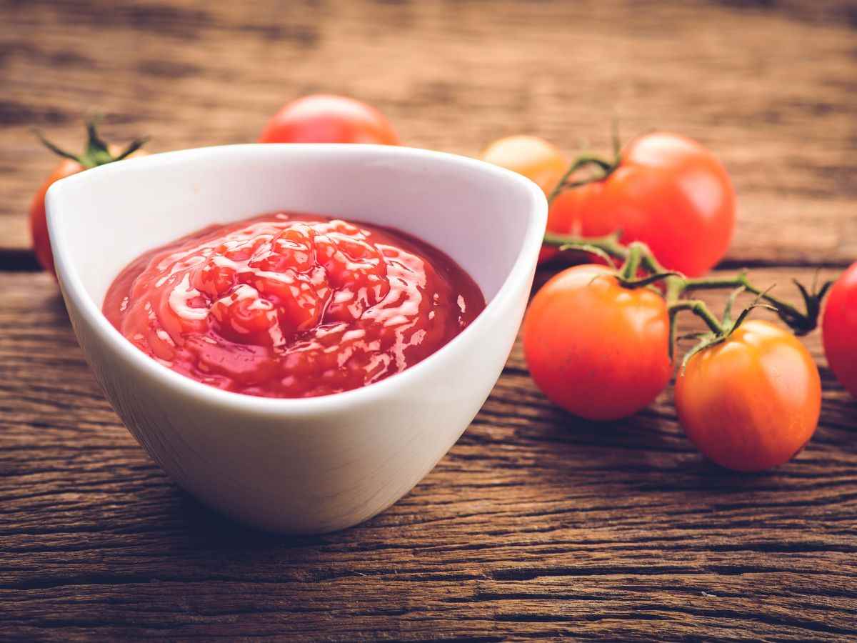 ciotolina con ketchup