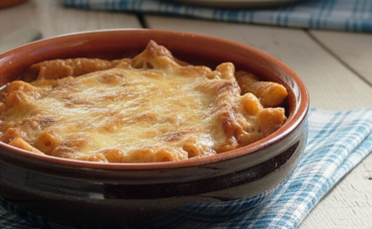 zuppa di grissini con formaggio fuso